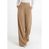 image:imagePRETTYGARDEN Womens Wide Leg Work Dress Pants Trousers  Palazzo Pant with Pockets Lightweight Flowy High Elastic Waistband Office Wear Business Casual Outfits Fashion ClothingKhaki