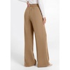 image:imagePRETTYGARDEN Womens Wide Leg Work Dress Pants Trousers  Palazzo Pant with Pockets Lightweight Flowy High Elastic Waistband Office Wear Business Casual Outfits Fashion ClothingKhaki