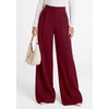 image:imagePRETTYGARDEN Womens Wide Leg Work Dress Pants Trousers  Palazzo Pant with Pockets Lightweight Flowy High Elastic Waistband Office Wear Business Casual Outfits Fashion ClothingBurgundy