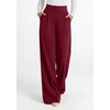 image:imagePRETTYGARDEN Womens Wide Leg Work Dress Pants Trousers  Palazzo Pant with Pockets Lightweight Flowy High Elastic Waistband Office Wear Business Casual Outfits Fashion ClothingBurgundy