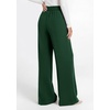 image:imagePRETTYGARDEN Womens Wide Leg Work Dress Pants Trousers  Palazzo Pant with Pockets Lightweight Flowy High Elastic Waistband Office Wear Business Casual Outfits Fashion ClothingDark Green