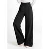 image:imagePRETTYGARDEN Womens Wide Leg Work Dress Pants Trousers  Palazzo Pant with Pockets Lightweight Flowy High Elastic Waistband Office Wear Business Casual Outfits Fashion ClothingBlack