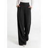 image:imagePRETTYGARDEN Womens Wide Leg Work Dress Pants Trousers  Palazzo Pant with Pockets Lightweight Flowy High Elastic Waistband Office Wear Business Casual Outfits Fashion ClothingBlack
