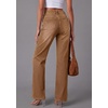 image:imagePRETTYGARDEN High Waisted Wide Leg Jeans for Women 2026 Trendy Baggy Straight Leg Stretchy Summer Denim Pants with PocketsBrown