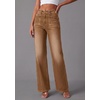 image:imagePRETTYGARDEN High Waisted Wide Leg Jeans for Women 2026 Trendy Baggy Straight Leg Stretchy Summer Denim Pants with PocketsBrown