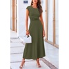 image:imagePRETTYGARDEN Two Piece Skirt Set for Women 2026 Summer Spring Dressy Casual Knit Travel Vacation Matching Lounge OutfitsArmy Green