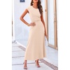 image:imagePRETTYGARDEN Two Piece Skirt Set for Women 2026 Summer Spring Dressy Casual Knit Travel Vacation Matching Lounge OutfitsBeige