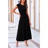 image:imagePRETTYGARDEN Two Piece Skirt Set for Women 2026 Summer Spring Dressy Casual Knit Travel Vacation Matching Lounge OutfitsBlack