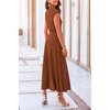 image:imagePRETTYGARDEN Two Piece Skirt Set for Women 2026 Summer Spring Dressy Casual Knit Travel Vacation Matching Lounge OutfitsDark Brown