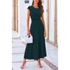 image:imagePRETTYGARDEN Two Piece Skirt Set for Women 2026 Summer Spring Dressy Casual Knit Travel Vacation Matching Lounge OutfitsDark Green