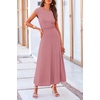 image:imagePRETTYGARDEN Two Piece Skirt Set for Women 2026 Summer Spring Dressy Casual Knit Travel Vacation Matching Lounge OutfitsDusty Pink