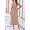 image:imagePRETTYGARDEN Two Piece Skirt Set for Women 2026 Summer Spring Dressy Casual Knit Travel Vacation Matching Lounge OutfitsKhaki