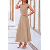 image:imagePRETTYGARDEN Two Piece Skirt Set for Women 2026 Summer Spring Dressy Casual Knit Travel Vacation Matching Lounge OutfitsKhaki
