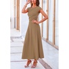 image:imagePRETTYGARDEN Two Piece Skirt Set for Women 2026 Summer Spring Dressy Casual Knit Travel Vacation Matching Lounge OutfitsLight Brown