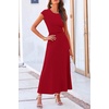 image:imagePRETTYGARDEN Two Piece Skirt Set for Women 2026 Summer Spring Dressy Casual Knit Travel Vacation Matching Lounge OutfitsRed