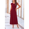 image:imagePRETTYGARDEN Two Piece Skirt Set for Women 2026 Summer Spring Dressy Casual Knit Travel Vacation Matching Lounge OutfitsWine Red