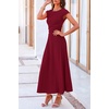 image:imagePRETTYGARDEN Two Piece Skirt Set for Women 2026 Summer Spring Dressy Casual Knit Travel Vacation Matching Lounge OutfitsWine Red