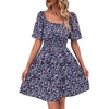 Blue Purple Floral