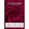 image:imagePRETTYGARDEN Long Sleeve Shirts for Women 2026 Fall Casual Crewneck Tight Slim Fit Layering Basic T Shirt Going Out TopsWine Red