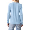 image:imagePRETTYGARDEN Long Sleeve Tshirts Shirts for Women Clothing  Soft Comfy Cotton Tees Loose Fitting Tops Crew Neck Underscrubs Basic Fall Clothes for Daily Wear amp Casual OutingsLight Blue