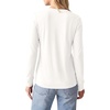 image:imagePRETTYGARDEN Long Sleeve Tshirts Shirts for Women Clothing  Soft Comfy Cotton Tees Loose Fitting Tops Crew Neck Underscrubs Basic Fall Clothes for Daily Wear amp Casual OutingsWhite
