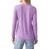 image:imagePRETTYGARDEN Long Sleeve Tshirts Shirts for Women Clothing  Soft Comfy Cotton Tees Loose Fitting Tops Crew Neck Underscrubs Basic Fall Clothes for Daily Wear amp Casual OutingsPurple