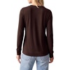 image:imagePRETTYGARDEN Long Sleeve Tshirts Shirts for Women Clothing  Soft Comfy Cotton Tees Loose Fitting Tops Crew Neck Underscrubs Basic Fall Clothes for Daily Wear amp Casual OutingsDark Brown