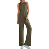 image:imagePRETTYGARDEN 2 Piece Lounge Sets for Women Summer Airport Travel Outfit 2026 Casual Matching Spring Clothes Track Sweat SuitsArmy Green