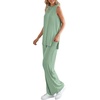 image:imagePRETTYGARDEN 2 Piece Lounge Sets for Women Summer Airport Travel Outfit 2026 Casual Matching Spring Clothes Track Sweat SuitsBean Green