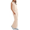 image:imagePRETTYGARDEN 2 Piece Lounge Sets for Women Summer Airport Travel Outfit 2026 Casual Matching Spring Clothes Track Sweat SuitsBeige