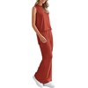 image:imagePRETTYGARDEN 2 Piece Lounge Sets for Women Summer Airport Travel Outfit 2026 Casual Matching Spring Clothes Track Sweat SuitsBrick Red
