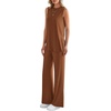 image:imagePRETTYGARDEN 2 Piece Lounge Sets for Women Summer Airport Travel Outfit 2026 Casual Matching Spring Clothes Track Sweat SuitsBrown