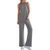 image:imagePRETTYGARDEN 2 Piece Lounge Sets for Women Summer Airport Travel Outfit 2026 Casual Matching Spring Clothes Track Sweat SuitsDark Grey