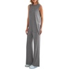 image:imagePRETTYGARDEN 2 Piece Lounge Sets for Women Summer Airport Travel Outfit 2026 Casual Matching Spring Clothes Track Sweat SuitsDark Grey