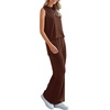 image:imagePRETTYGARDEN 2 Piece Lounge Sets for Women Summer Airport Travel Outfit 2026 Casual Matching Spring Clothes Track Sweat SuitsLight Coffee
