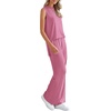 image:imagePRETTYGARDEN 2 Piece Lounge Sets for Women Summer Airport Travel Outfit 2026 Casual Matching Spring Clothes Track Sweat SuitsPink