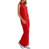 image:imagePRETTYGARDEN 2 Piece Lounge Sets for Women Summer Airport Travel Outfit 2026 Casual Matching Spring Clothes Track Sweat SuitsRed