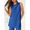 image:imagePRETTYGARDEN 2 Piece Lounge Sets for Women Summer Airport Travel Outfit 2026 Casual Matching Spring Clothes Track Sweat SuitsRoyal Blue