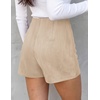 image:imagePRETTYGARDEN Fall Mini Skirts for Women 2026 Trendy High Waisted Asymmetrical Knit Suede Skirt Shorts Cute Y2k OutfitsBeige