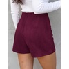 image:imagePRETTYGARDEN Fall Mini Skirts for Women 2026 Trendy High Waisted Asymmetrical Knit Suede Skirt Shorts Cute Y2k OutfitsWine Red
