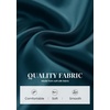 image:imagePRETTYGARDEN Satin Tops for Women Mock Neck Pleated Long Sleeve Shirts  Wrinkle Resistant Silky BlousesDressy Casual Fall ClothesVersatile Business Casual OufitsFashion ClothingDark Cyan