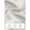 image:imagePRETTYGARDEN Satin Tops for Women Mock Neck Pleated Long Sleeve Shirts  Wrinkle Resistant Silky BlousesDressy Casual Fall ClothesVersatile Business Casual OufitsFashion ClothingWhite