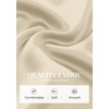 image:imagePRETTYGARDEN Satin Tops for Women Mock Neck Pleated Long Sleeve Shirts  Wrinkle Resistant Silky BlousesDressy Casual Fall ClothesVersatile Business Casual OufitsFashion ClothingBeige