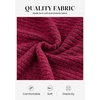 image:imagePRETTYGARDEN Womens Fall Long Sleeve Maxi Bodycon Dresses  Soft Stretchy Ribbed Knit Bell Sleeve Square Neck Mermaid Elegant Long Dress Wedding Guest Party 2026 Winter ClothingBurgundy