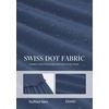 image:imagePRETTYGARDEN Womens Summer Dresses 2026 Boho Maxi Wedding Guest Smocked Square Neck Spring Short Sleeve Swiss Dot Long DressDark Blue