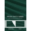 image:imagePRETTYGARDEN Womens Summer Dresses 2026 Boho Maxi Wedding Guest Smocked Square Neck Spring Short Sleeve Swiss Dot Long DressDark Green