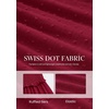 image:imagePRETTYGARDEN Womens Summer Dresses 2026 Boho Maxi Wedding Guest Smocked Square Neck Spring Short Sleeve Swiss Dot Long DressRed