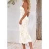 image:imagePRETTYGARDEN Womens Wedding Guest Floral Midi Tube Dress  Lightweight Soft Mesh FormFitting Bodycon Strapless Side Slit Elegant for Cocktails Homecoming Parties amp Formal EventsApricot