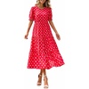 Polka Dot Red White