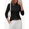image:imagePRETTYGARDEN Womens Fall Lightweight Knit Cardigan Sweater  Button Down Long Sleeve Crew NeckSoft Ribbed Knit Slim FitBusiness Casual Going Out Travel OutfitsFashion Clothing 2026Black
